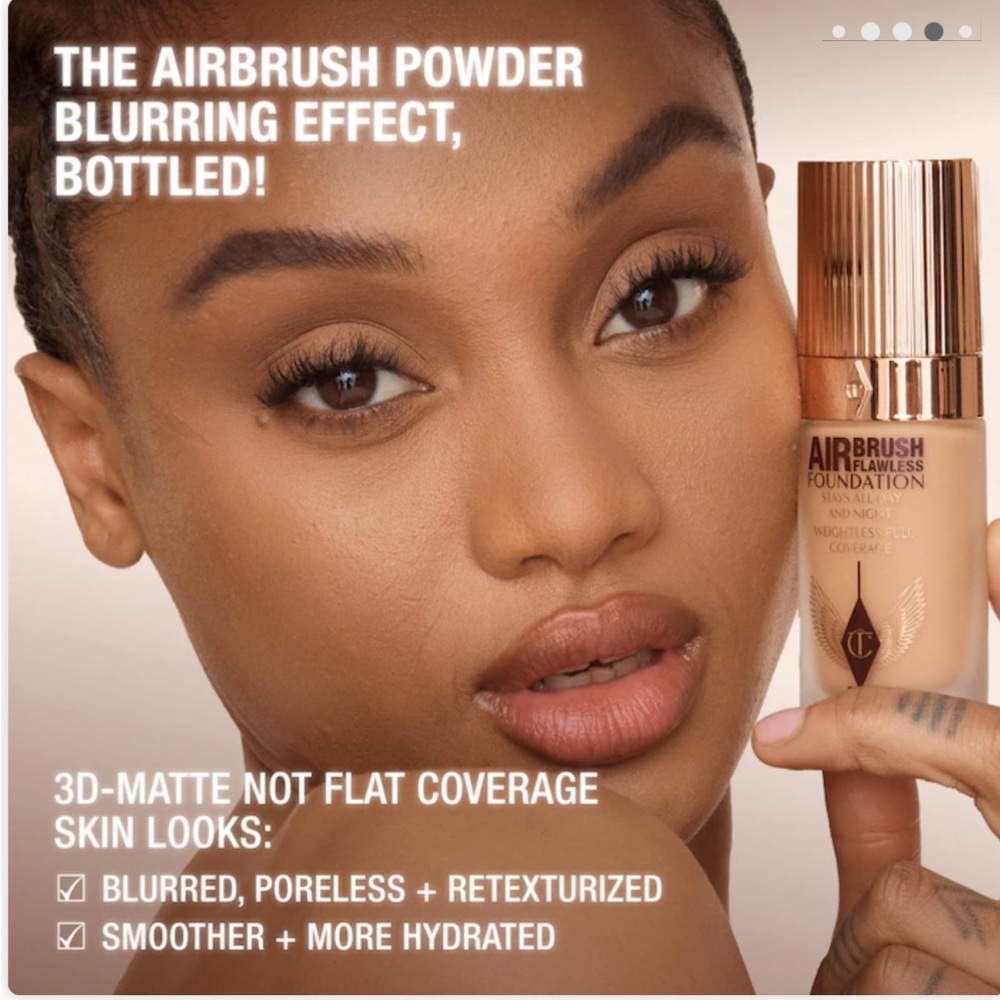 NIB Charlotte Tilbury Airbrush Flawless Foundation 9 Neutral 16 Cool - Picture 13 of 13